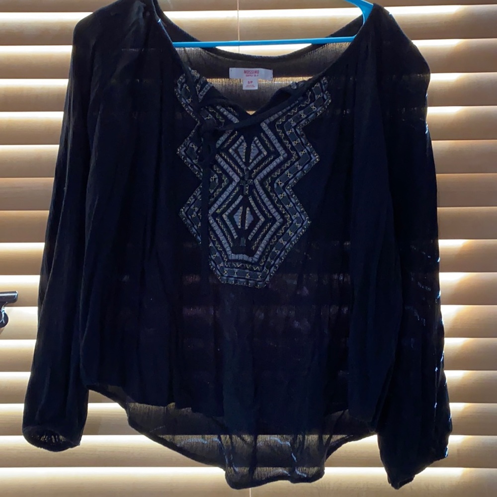 Long sleeve blouse